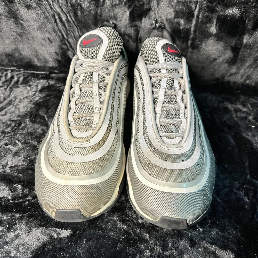 Nike Air Max 97 Ultra 17 918356-003 Men 10.5 Running Shoes Silver Bullet Sneaker